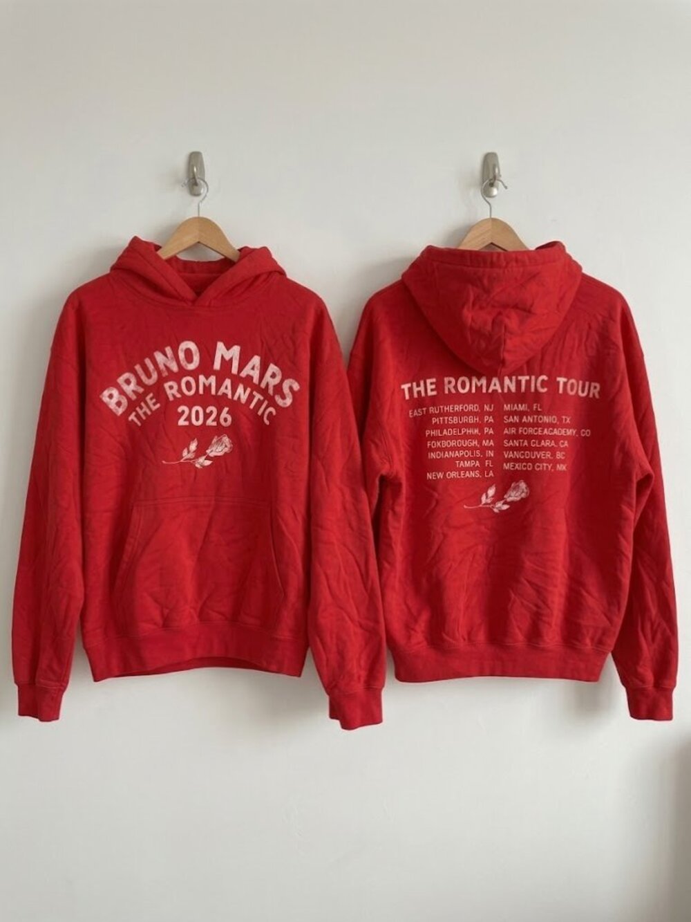 Bruno Mars The Romantic Tour Hoodie